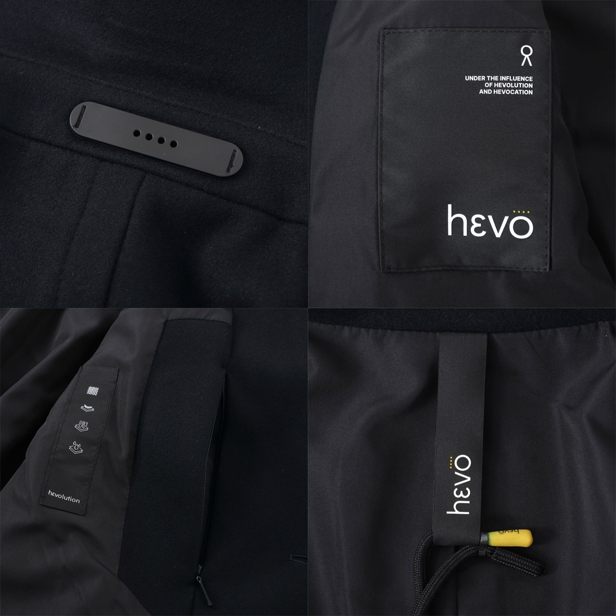 【アウトレット】HEVO イーヴォ シングルコート/ベルテッドコート/OSTUNI メンズ
