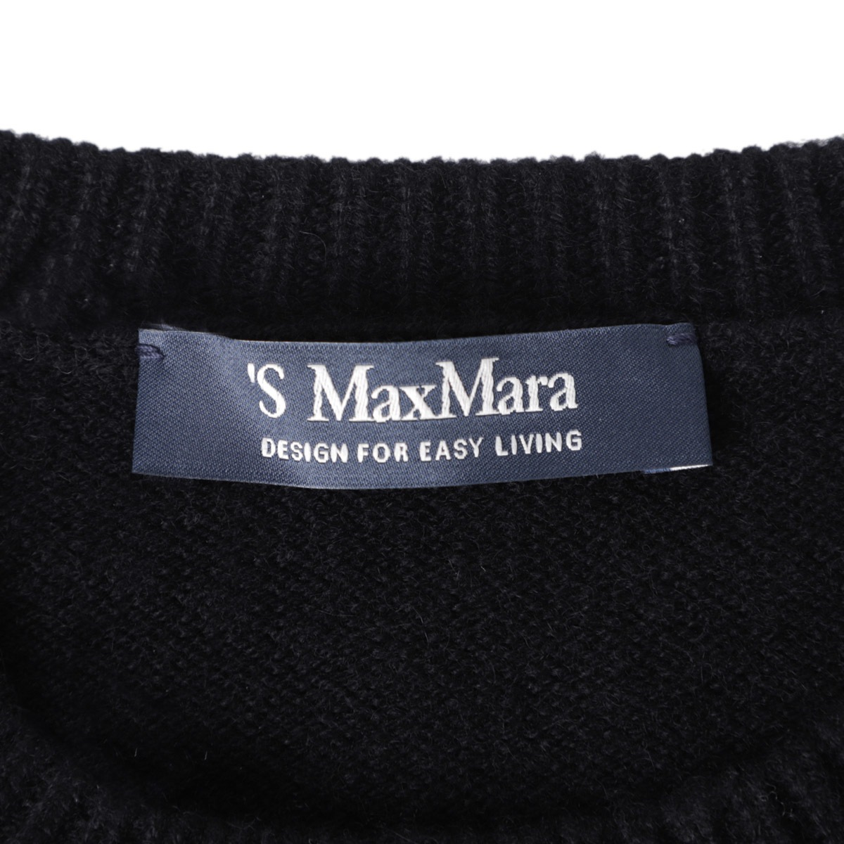 'S Max Mara エス マックスマーラ ニット KASSEL クルーネック ロゴ S MAXMARA（エスマックスマーラ） エス マックスマーラ ニット KASSEL