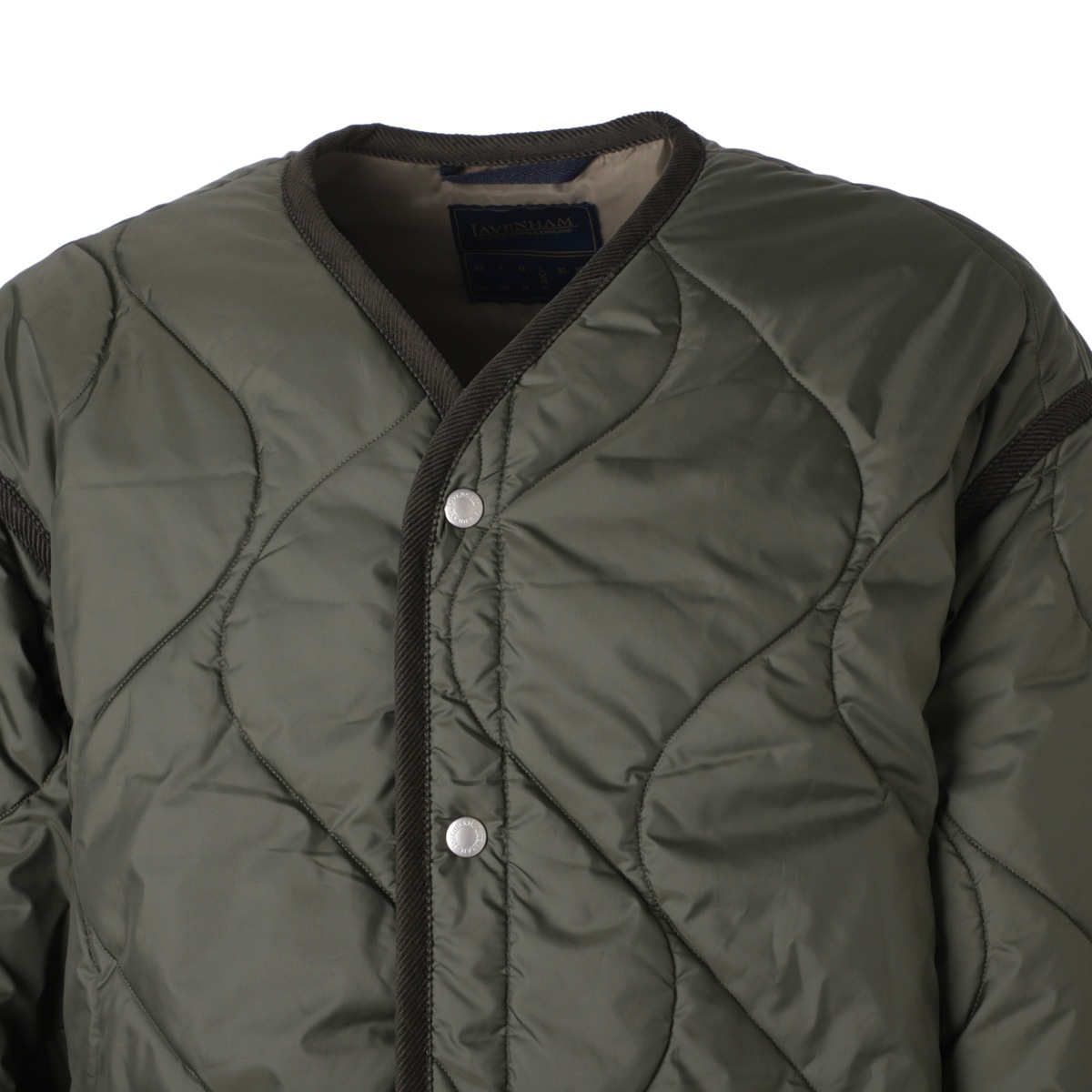 LAVENHAM　キルティングジャケット LAVENHAM ラベンハム キルティング クルーネック ジャケット