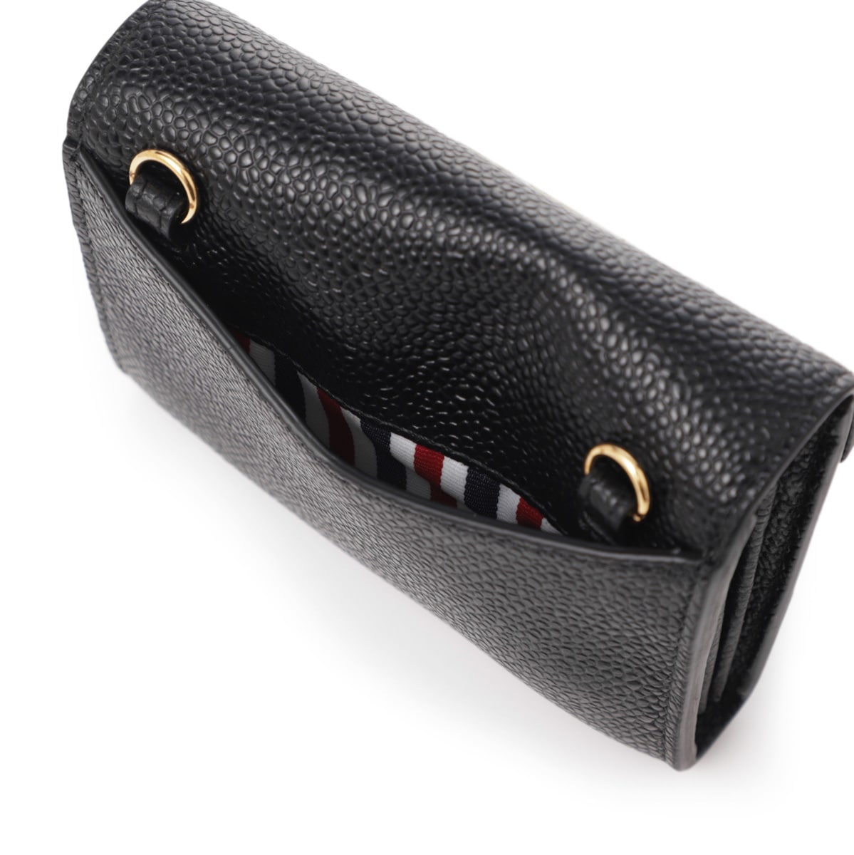 THOM BROWNE. トムブラウン コインケース/チェーンウォレット/PEBBLED