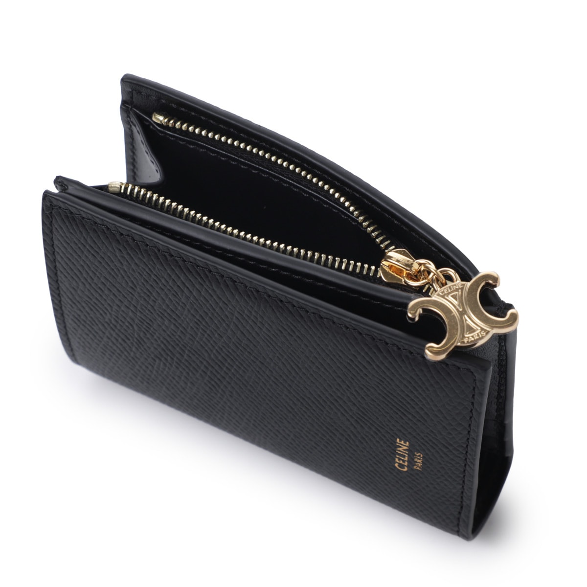 CELINE セリーヌ 2つ折り財布 小銭入れ付き/コンパクトウォレット