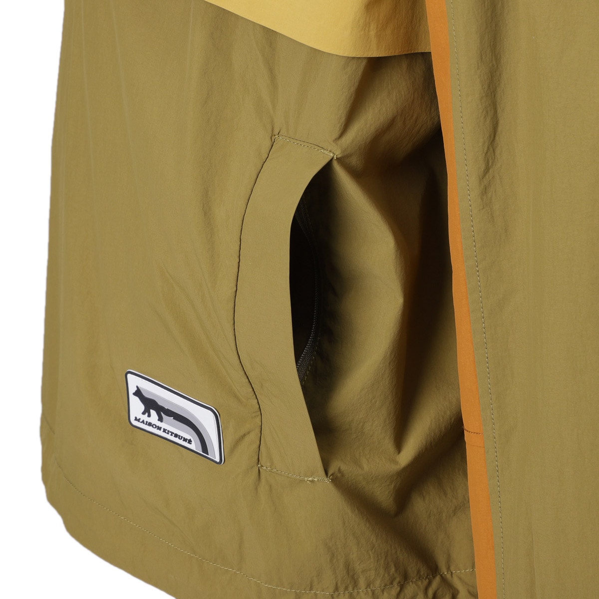 メゾンキツネ　maisonkitsune ハーフジップ　プルオーバー　M MAISON KITSUNE メゾンキツネ ハーフジップ スウェット/FOX HEAD