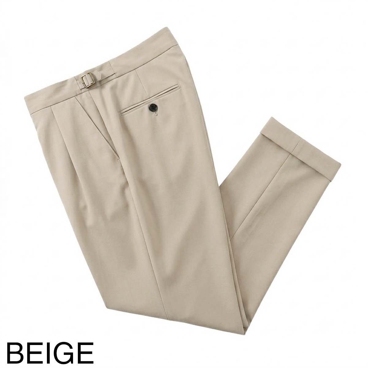 BERWICH ベルウィッチ ツープリーツ スラックス/SCOTCH NYLON BI-STRETCH メンズ