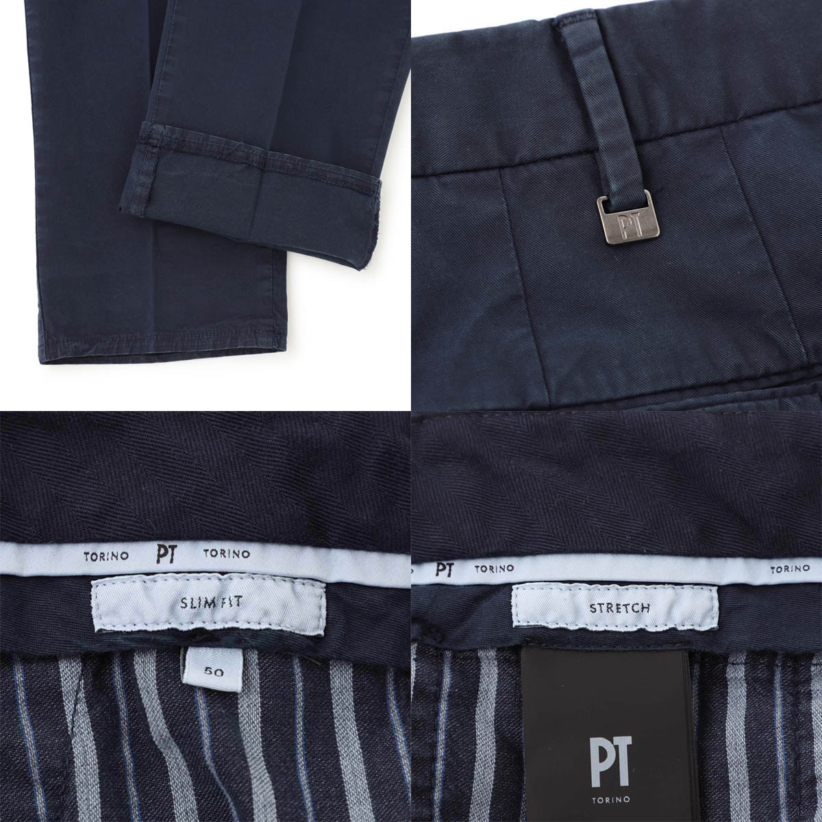 【訳あり】【アウトレット】 PT TORINO ピーティートリノ ノープリーツ スラックス/BUSINESS SLIM FIT【返品交換不可】 メンズ