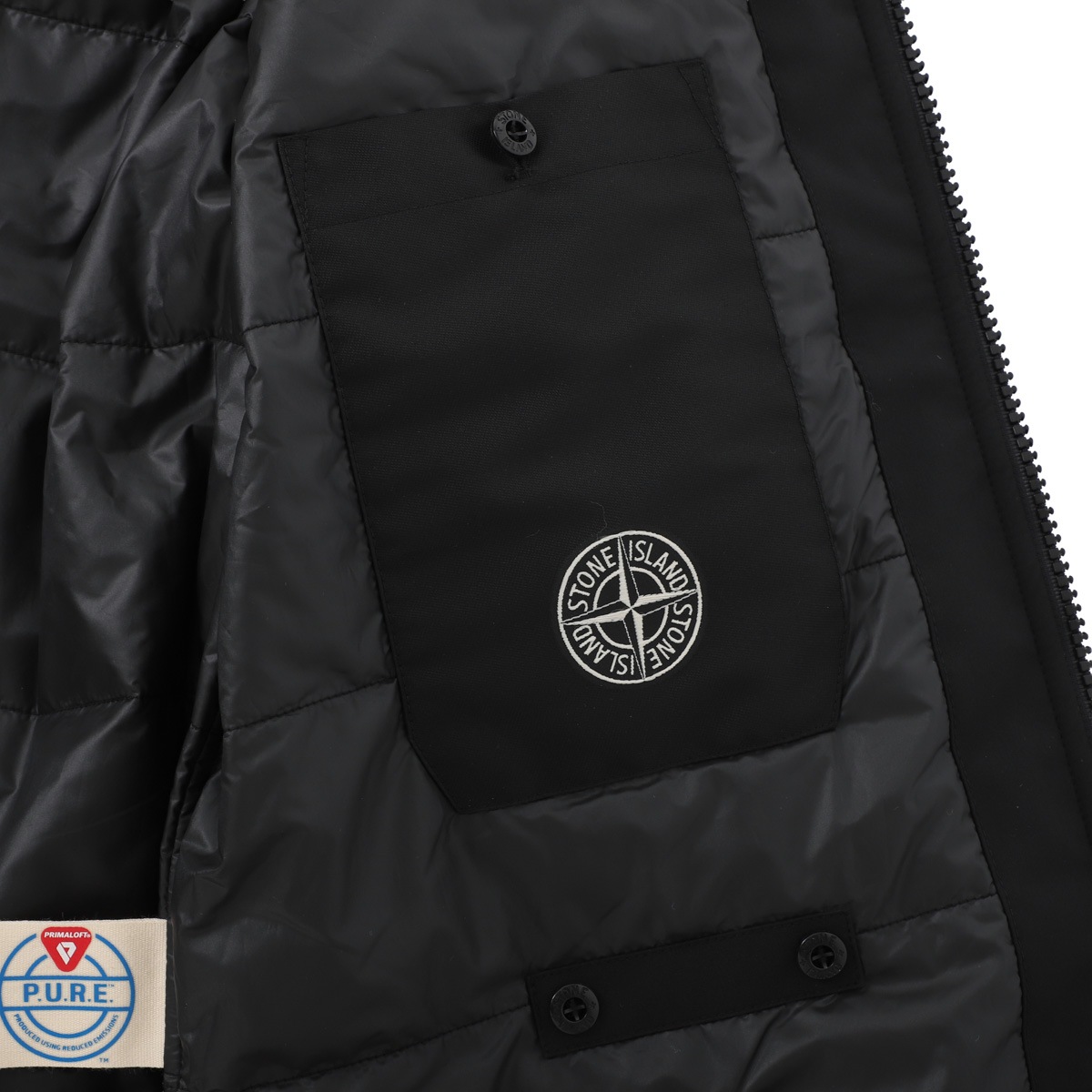 【アウトレット】【ラスト1点】STONE ISLAND ストーンアイランド 中綿入り ジップアップ ブルゾン/フーデッド ブルゾン/4100086 SOFT SHELL-R_E.DYE TECHNOLOGY WITH PRIMALOFT メンズ