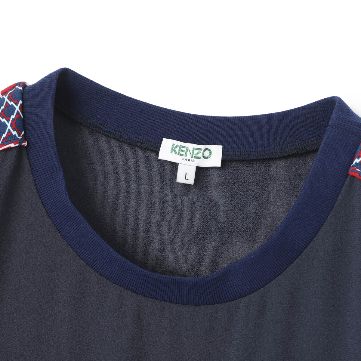 KENZO ケンゾー Tシャツドレス　ミニワンピース KENZO ケンゾー ワンピース トップス クレスト 刺繍 オーバー
