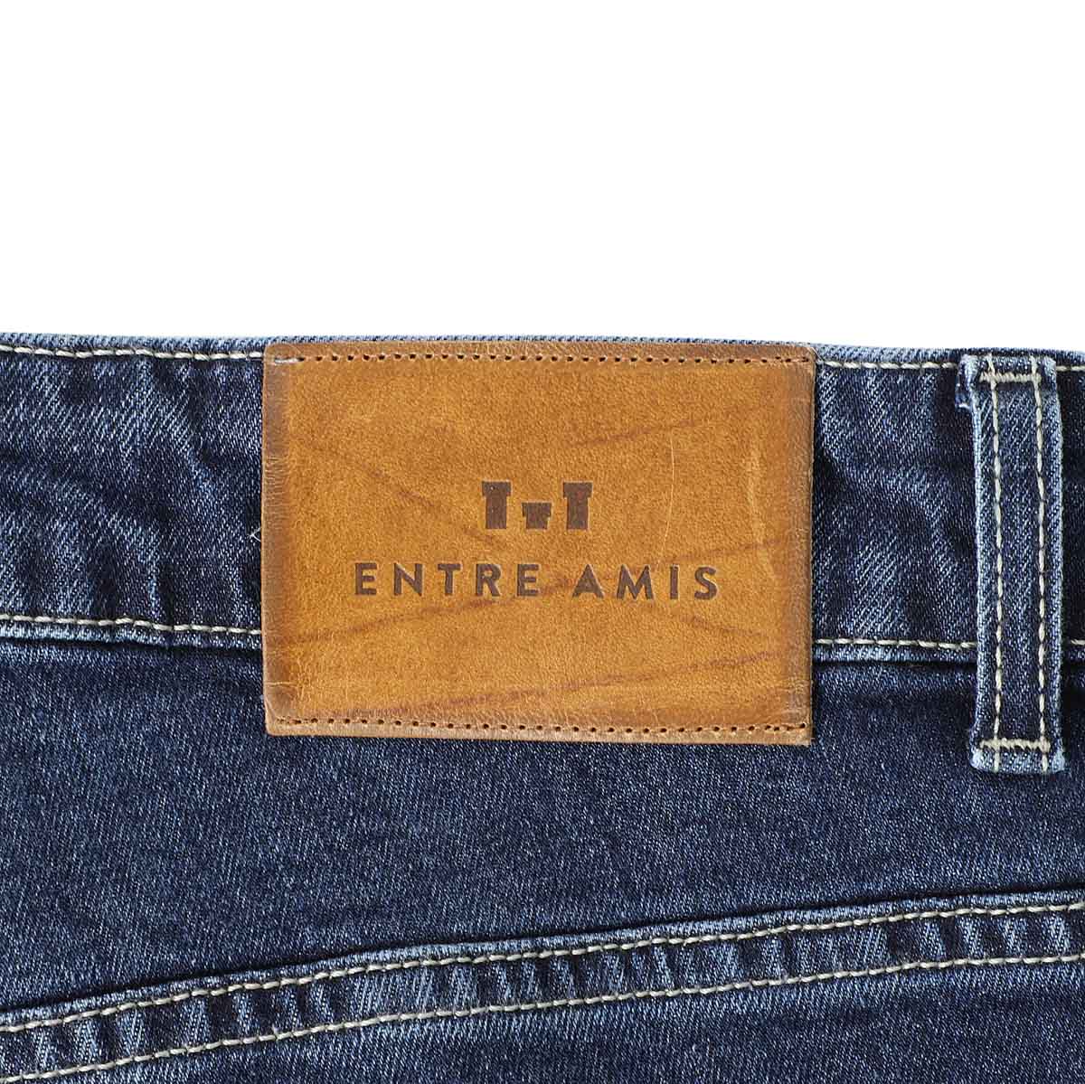 entre amis アントレアミ ボタンフライジーンズ/5 TK DENIM CORTO【大きいサイズあり】 メンズ