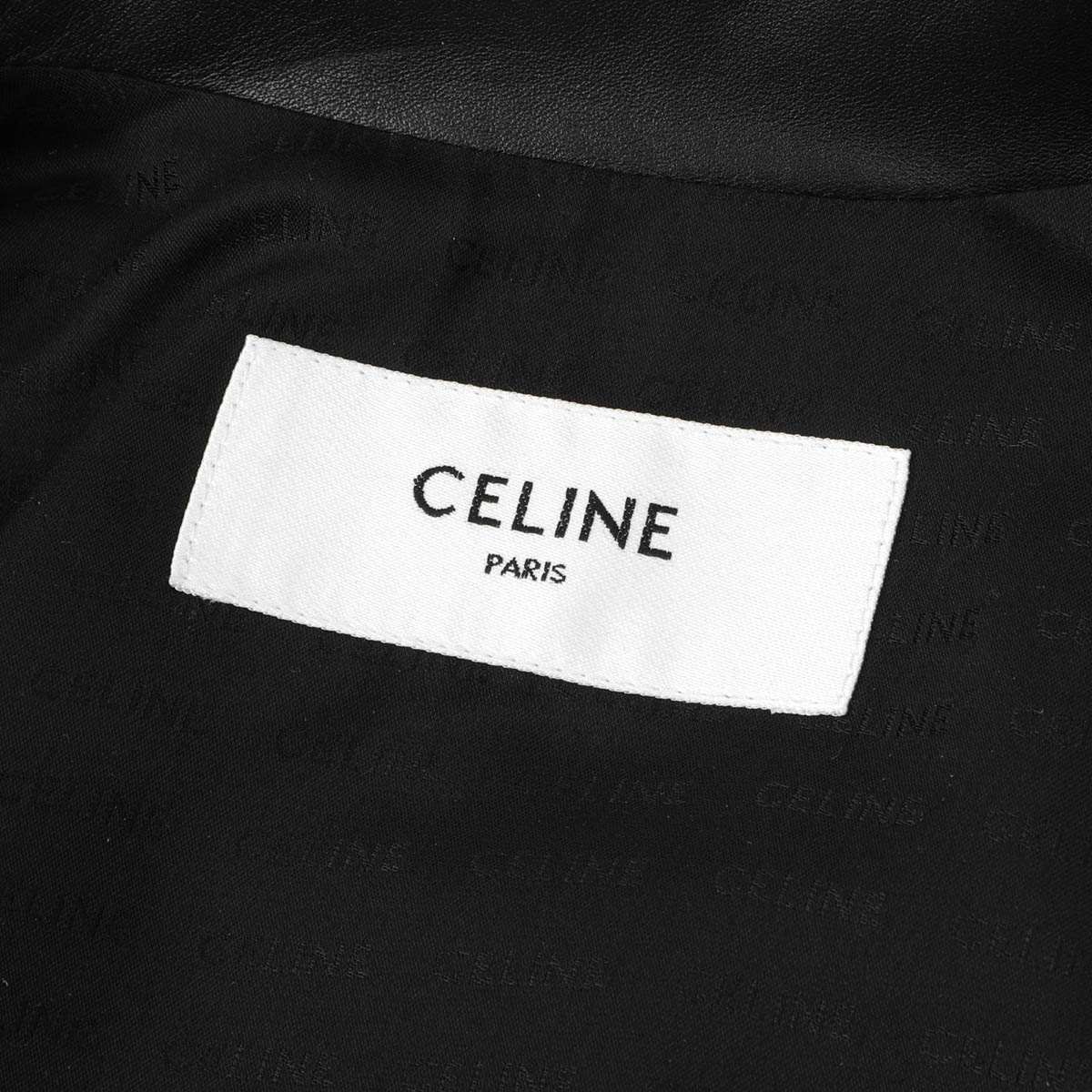 【アウトレット】【ラスト1点】CELINE セリーヌ レザージャケット/VESTE TRACKSUIT CELINE レディース