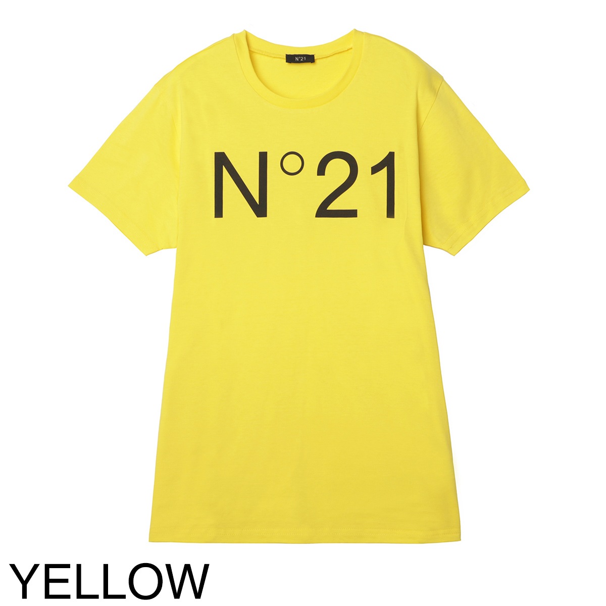 『ネコポス対応(1点まで)』N°21 ヌメロヴェントゥーノ クルーネックTシャツ/KIDS キッズ ガールズ/ロゴTシャツ レディース