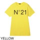 『ネコポス対応(1点まで)』N°21 ヌメロヴェントゥーノ クルーネックTシャツ/KIDS キッズ ガールズ/ロゴTシャツ レディース