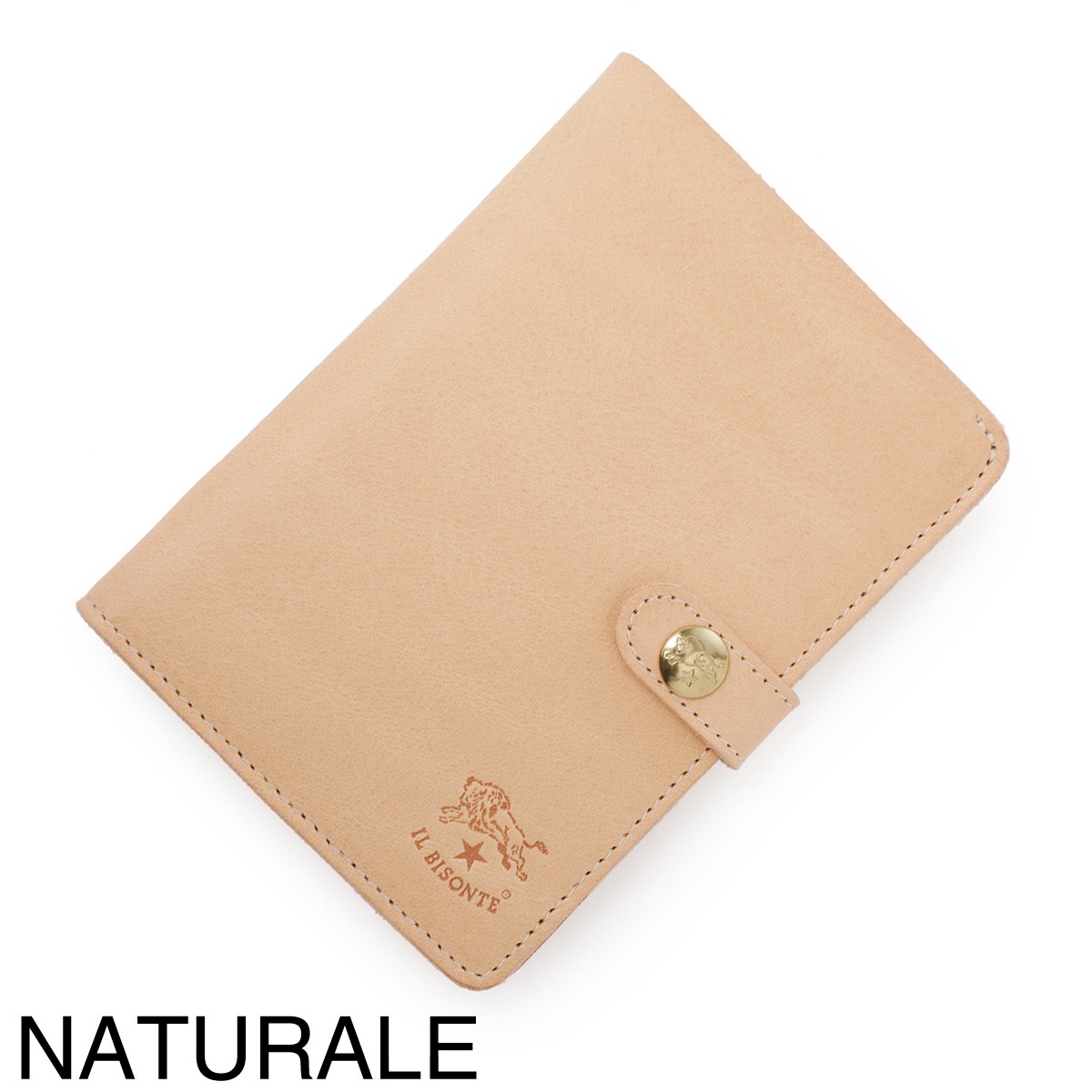 美品 イルビゾンテ ちかく ☆ レザー 折財布 コンパクト 小銭室有  