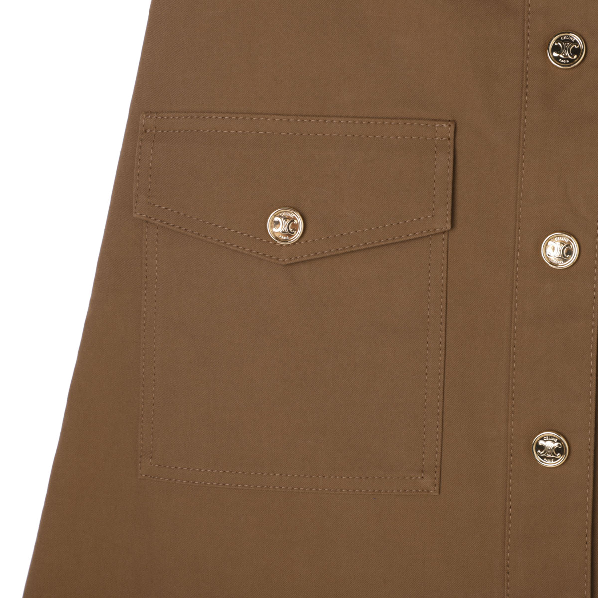 【アウトレット】CELINE セリーヌ スカート/JUPE COURTE POCHES PLAQUEES レディース