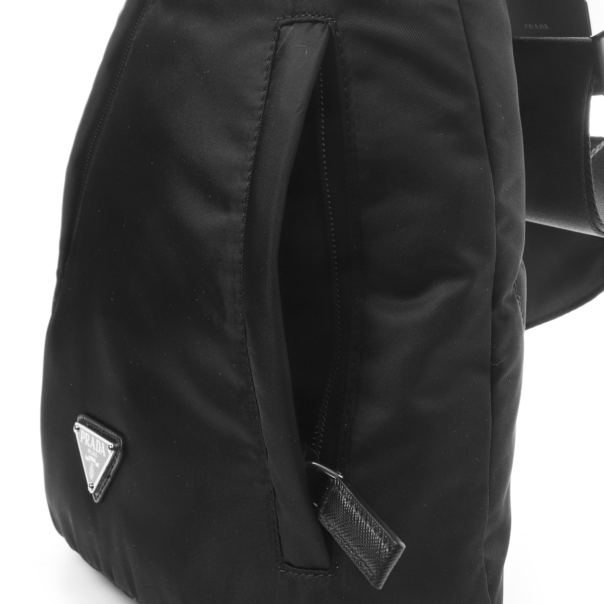 PRADA プラダ ショルダーバッグ/ボディバッグ/Re-Nylonxレザー ワン