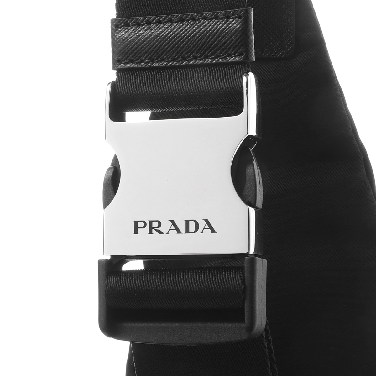 PRADA プラダ ショルダーバッグ/ボディバッグ/Re-Nylonxレザー ワン