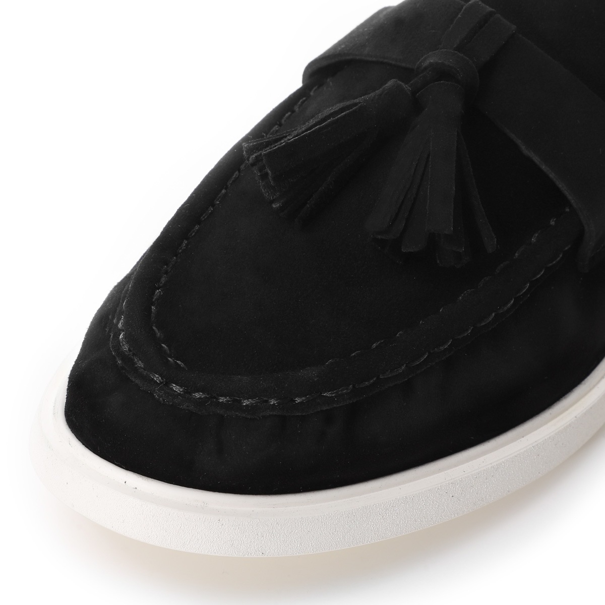 PASCUCCI パスクッチ タッセルローファー/CHIC スエード モールドソール オフィスカジュアル【大きいサイズあり】 レディース