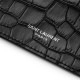 【アウトレット】SAINT LAURENT サンローラン カードケース/ZIP FRAGMENT CROCODILE CARD HOLDER メンズ