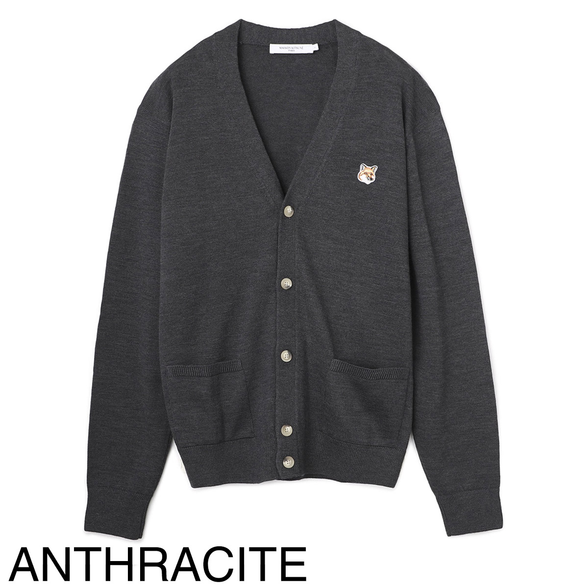 メゾンキツネ カーディガンニット MAISON KITSUNE メゾンキツネ カーディガン/ニット/FOX HEAD PATCH