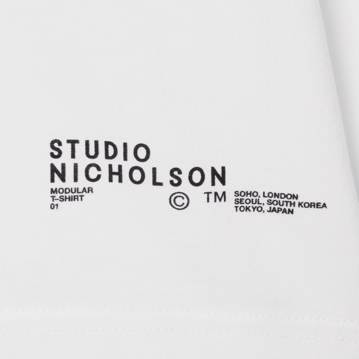 STUDIO NICHOLSON スタジオ ニコルソン クルーネック 長袖T