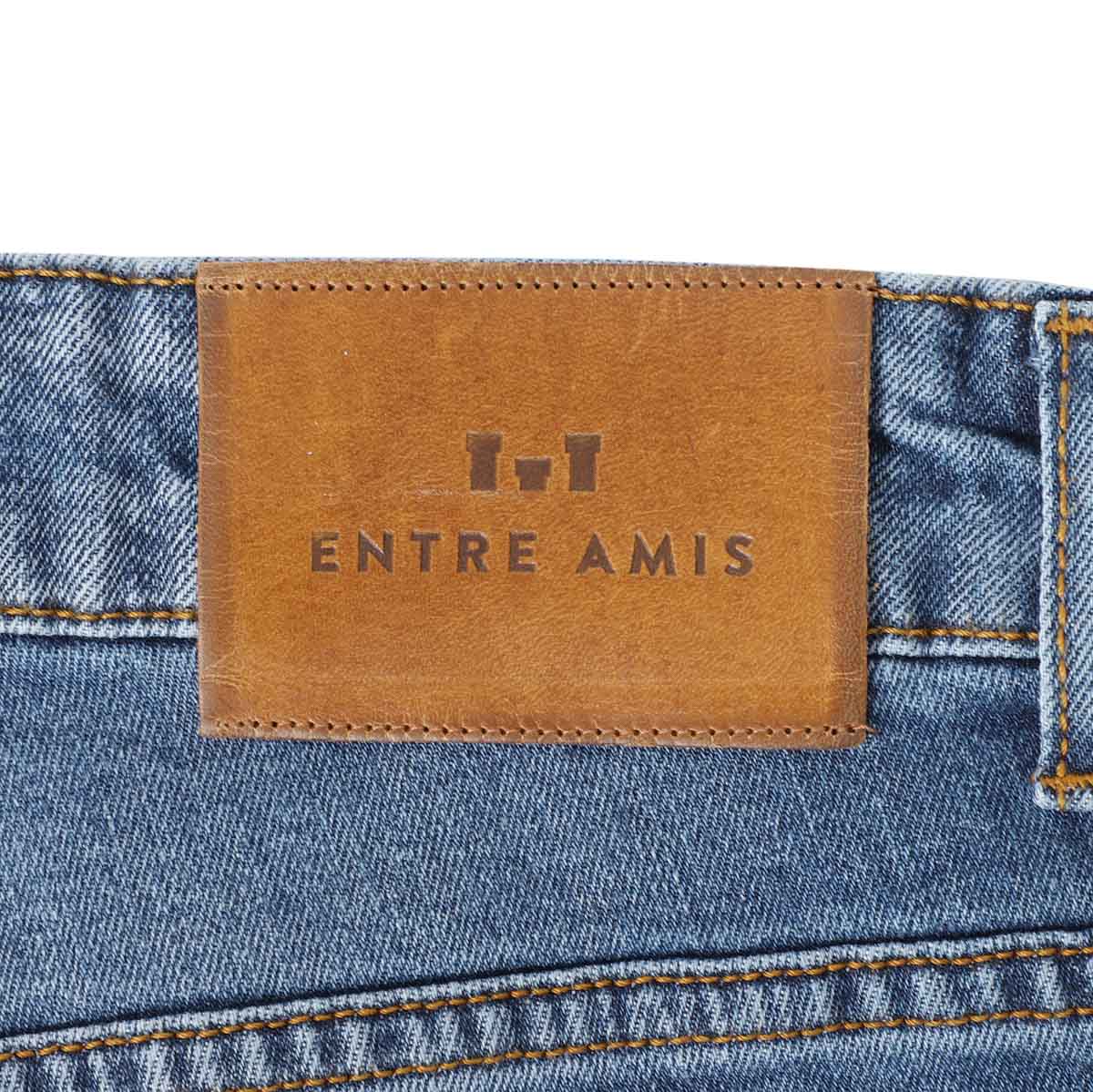 entre amis アントレアミ ボタンフライジーンズ/5 TK DENIM CORTO【大きいサイズあり】 メンズ