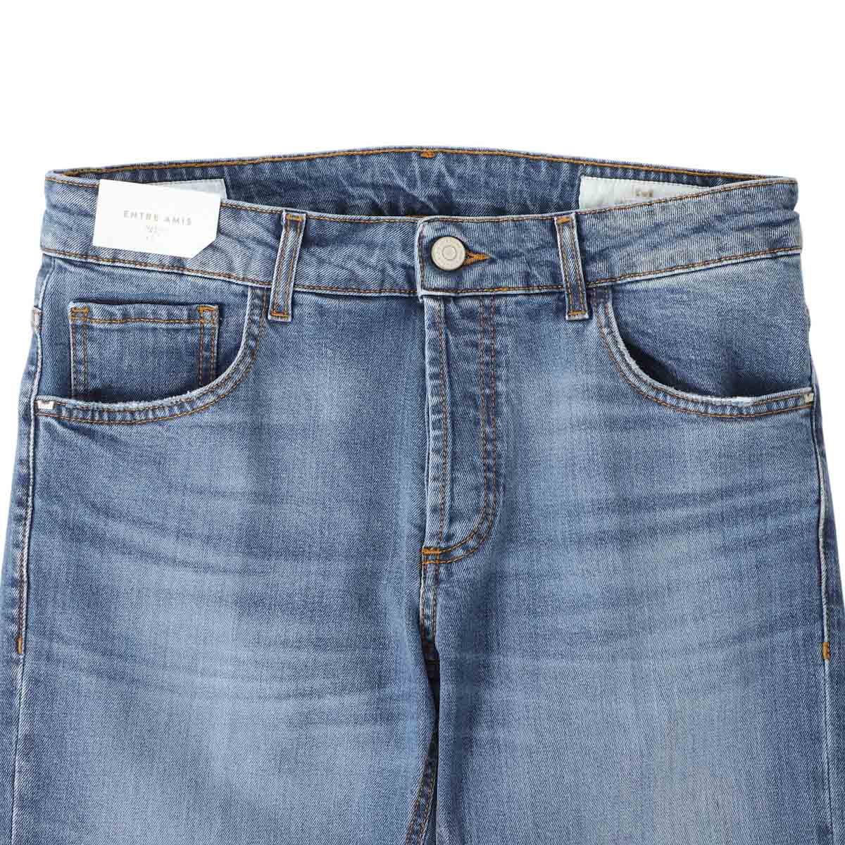 entre amis アントレアミ ボタンフライジーンズ/5 TK DENIM CORTO