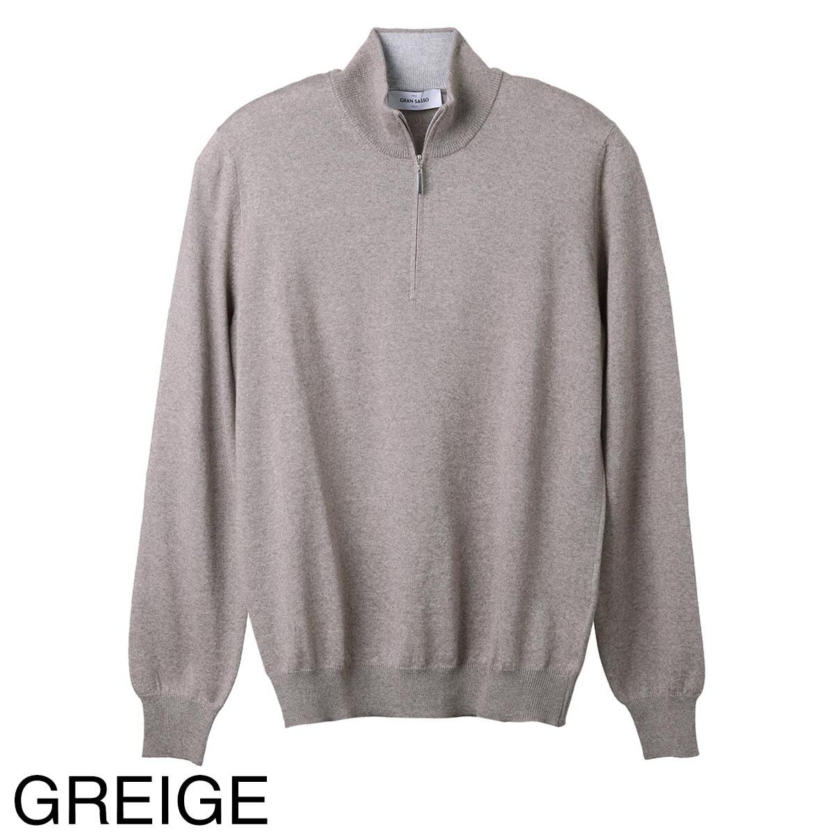 【新品・未使用】Gran Sasso グランサッソ ハーフジップ　ポロ 楽天市場】GRAN SASSO【グランサッソ】ハーフジップニット 55126 14290