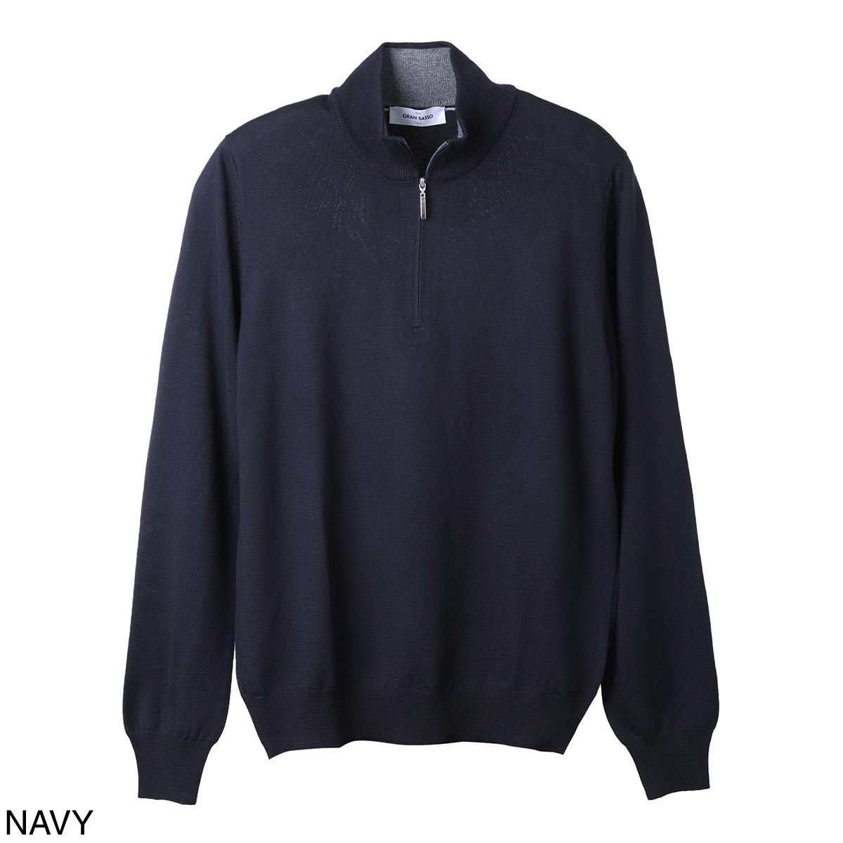 Gran Sasso グランサッソ ハーフジップニット【大きいサイズあり