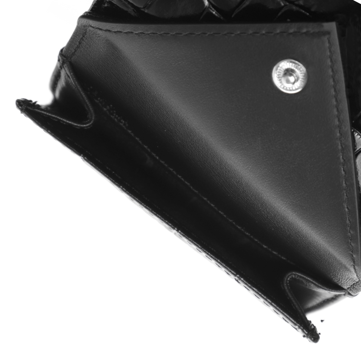 【高級感✨️ショッパー付】新品 ヴィヴィアン・ウエストウッド 折財布 ブラック Vivienne Westwood 黒レザー財布