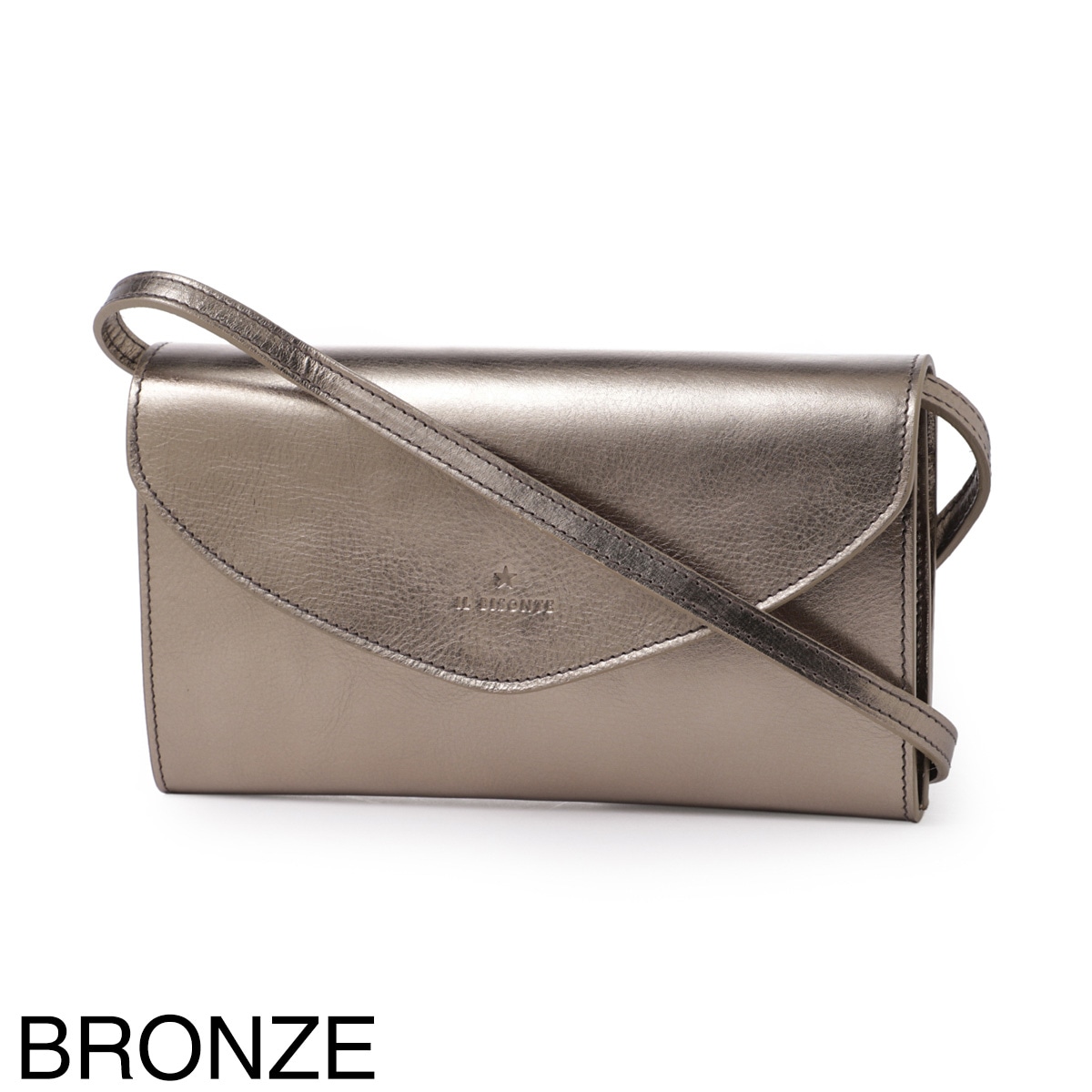 【タイムセール】IL BISONTE イルビゾンテ ショルダーバッグ 3WAY/ウォレットバッグ/CLUTCH BIGALLO レディース