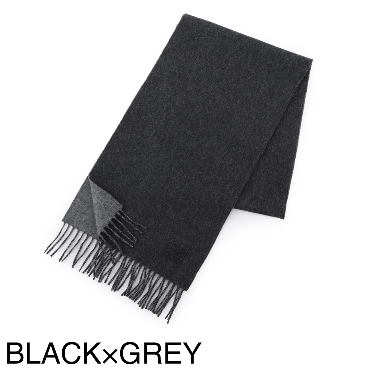 ■LOEWE■ロエベ マフラー LOEWE ロエベ マフラー バイカラー ストール フリンジ