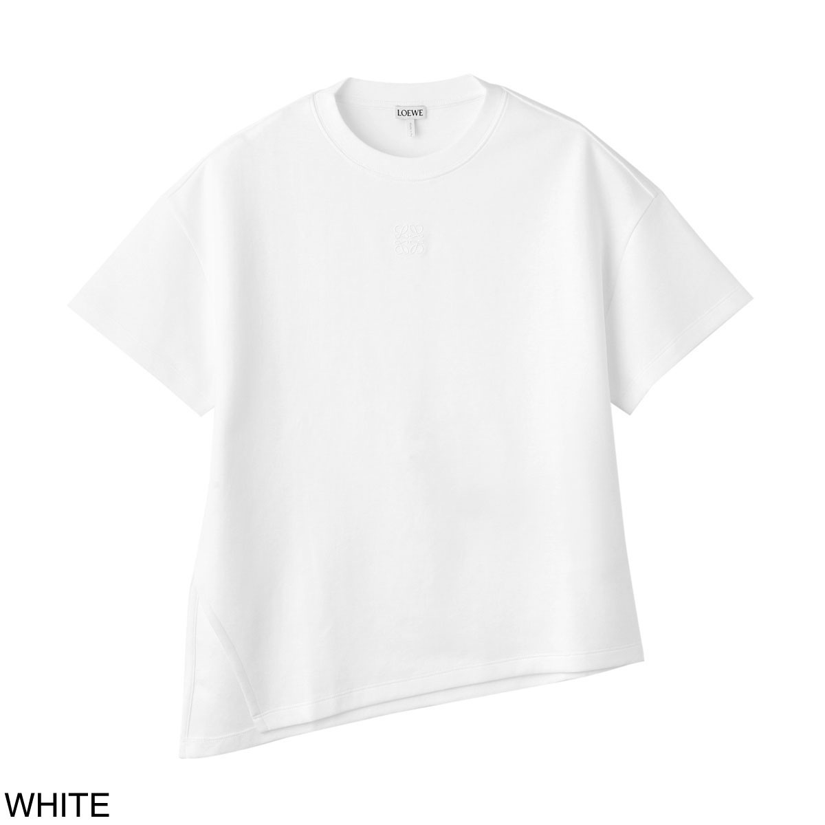 LOEWE ロエベ クルーネックTシャツ/ASYMMETRIC T-SHIRT