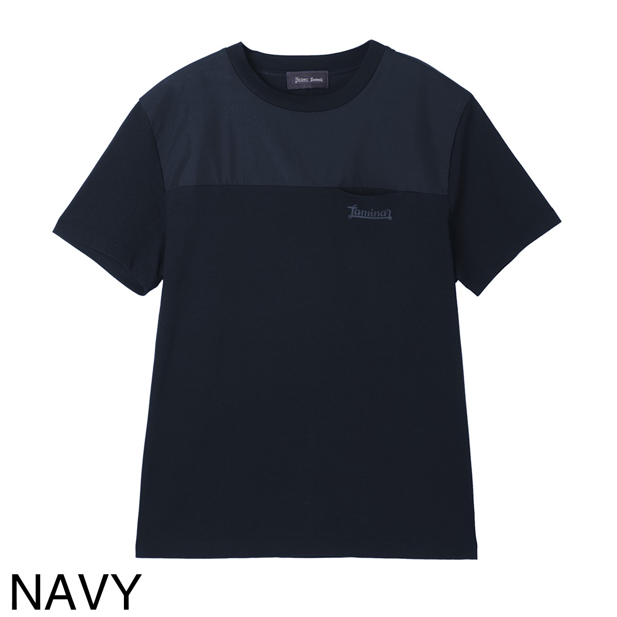 HERNO ヘルノ クルーネックTシャツ/LAMINAR COMPACT JERSEY BIMATERIAL 