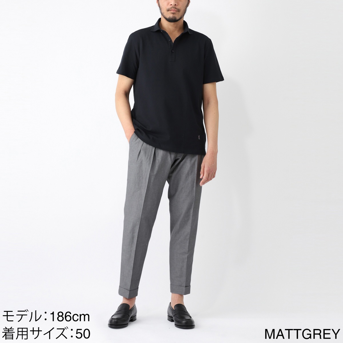 BERWICH ベルウィッチ ツープリーツ スラックス/コットンパンツ/COTTON