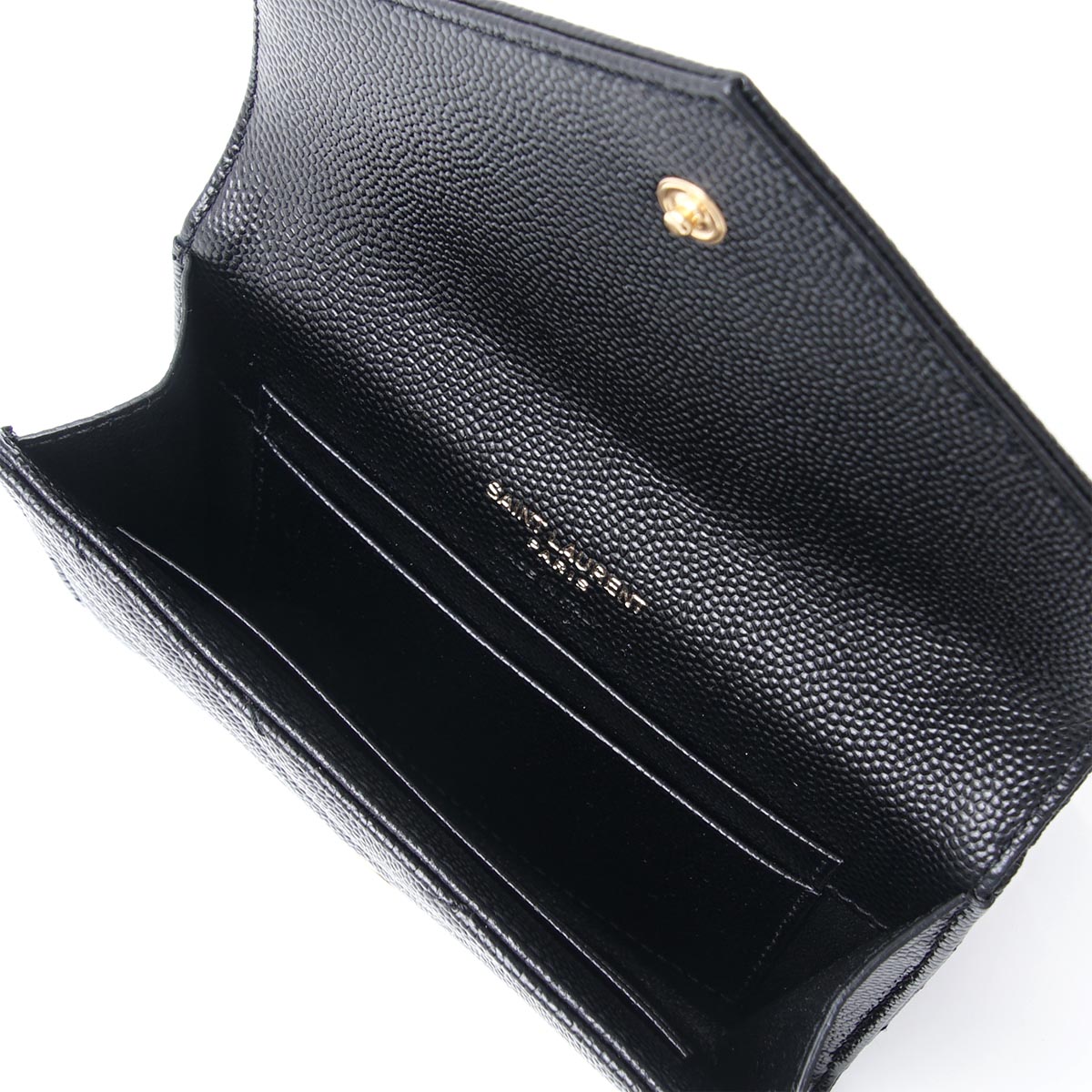 サンローラン 414404 BOW01 1000 札入れ/コインケース SAINT LAURENT サンローラン 小銭入れ 財布 YSLロゴ