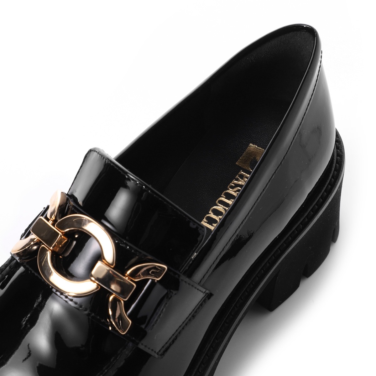 PASCUCCI パスクッチ ローファー/ARK ビットローファー 厚底 オフィスカジュアル【大きいサイズあり】 レディース