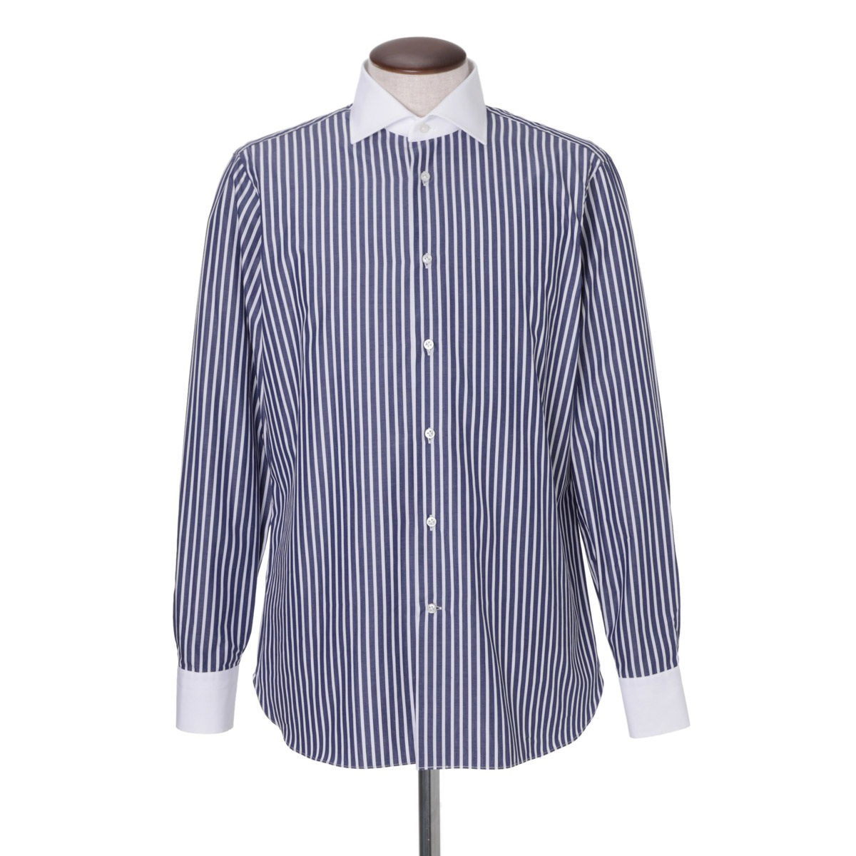 【美品】BORRIELLO （ボリエッロ）リネンシャツ38 M相当 アウトレット】【ラスト1点】BORRIELLO ボリエッロ クレリック