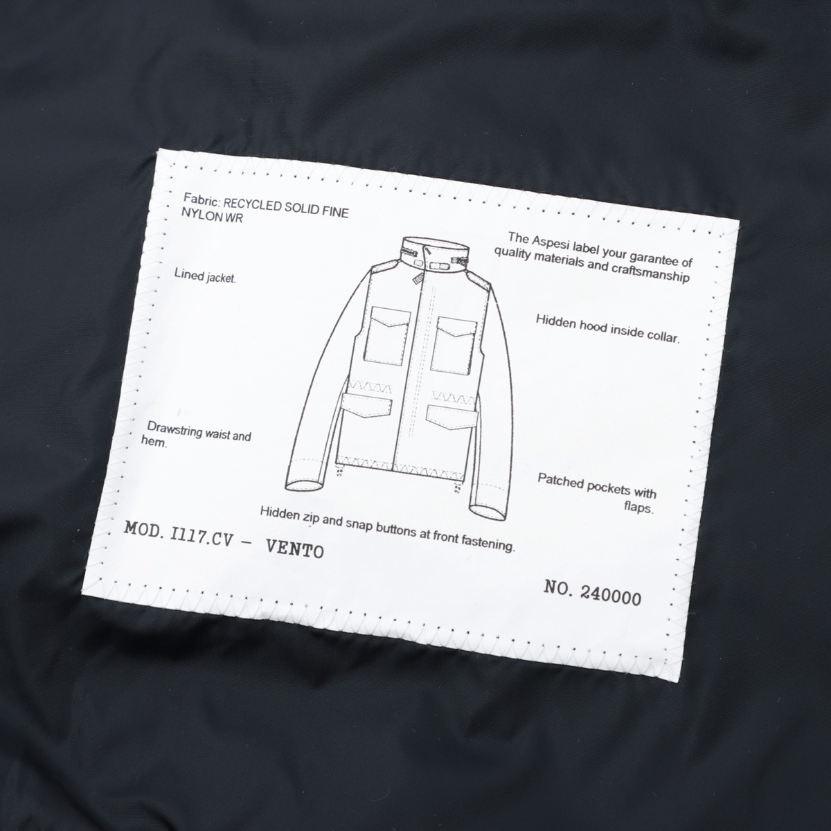 アウトレット】【ラスト1点】ASPESI アスペジ フィールドジャケット