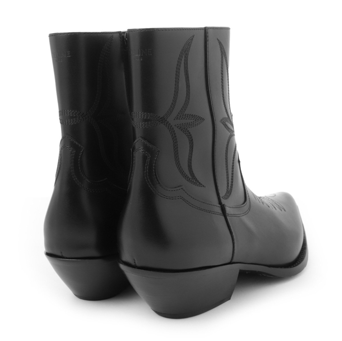 【アウトレット】【ラスト1点】CELINE セリーヌ ジップドブーツ/LEON ZIPPED BOOT【大きいサイズあり】 メンズ