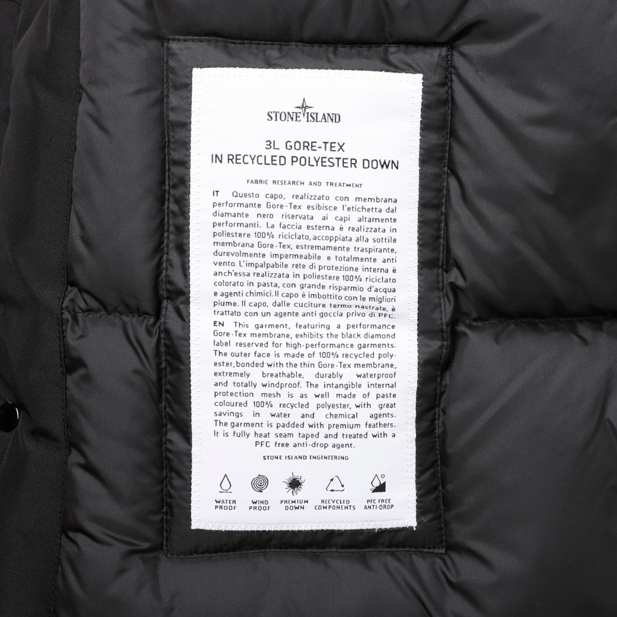 アウトレット】【ラスト1点】STONE ISLAND ストーンアイランド ダウン