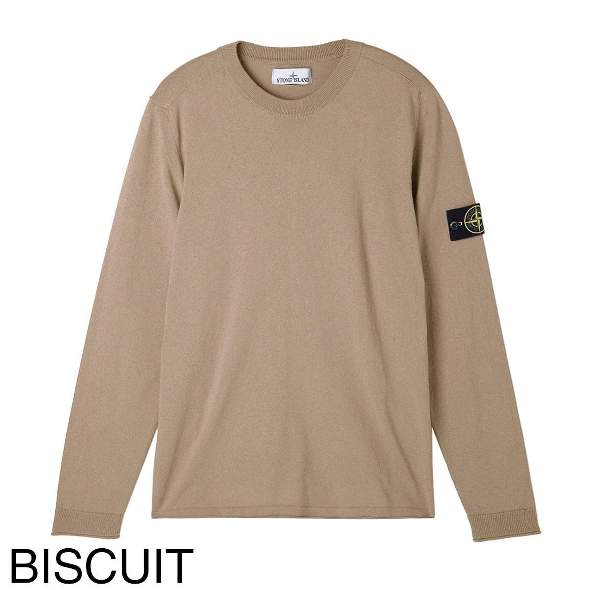 国内発送 Stone 5100062 オーガニックコットンニット STONE ISLAND ストーンアイランド クルーネック ニット/5100062