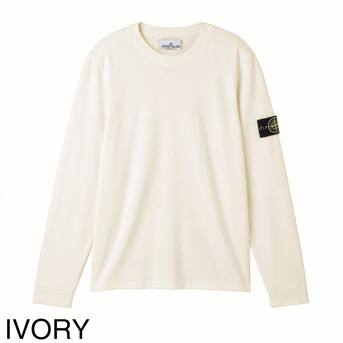 かわくら STONE ストーンアイランド 5100062白L STONE ISLAND ストーンアイランド クルーネック ニット/5100062 LIGHT