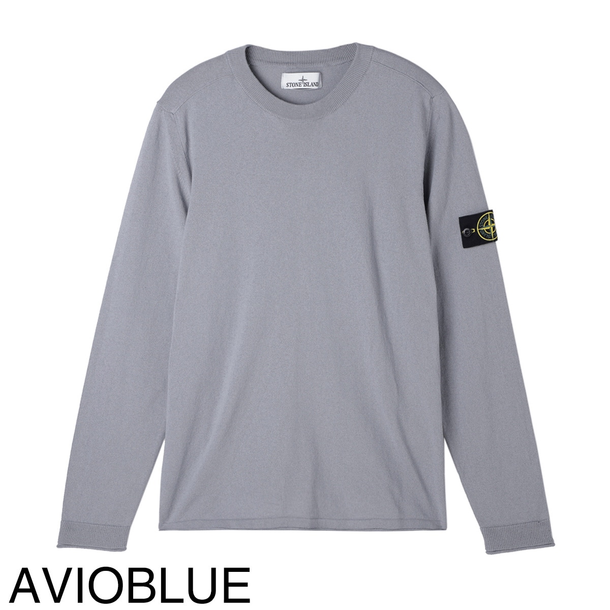 国内発送 Stone 5100062 オーガニックコットンニット STONE ISLAND ストーンアイランド クルーネック ニット/5100062