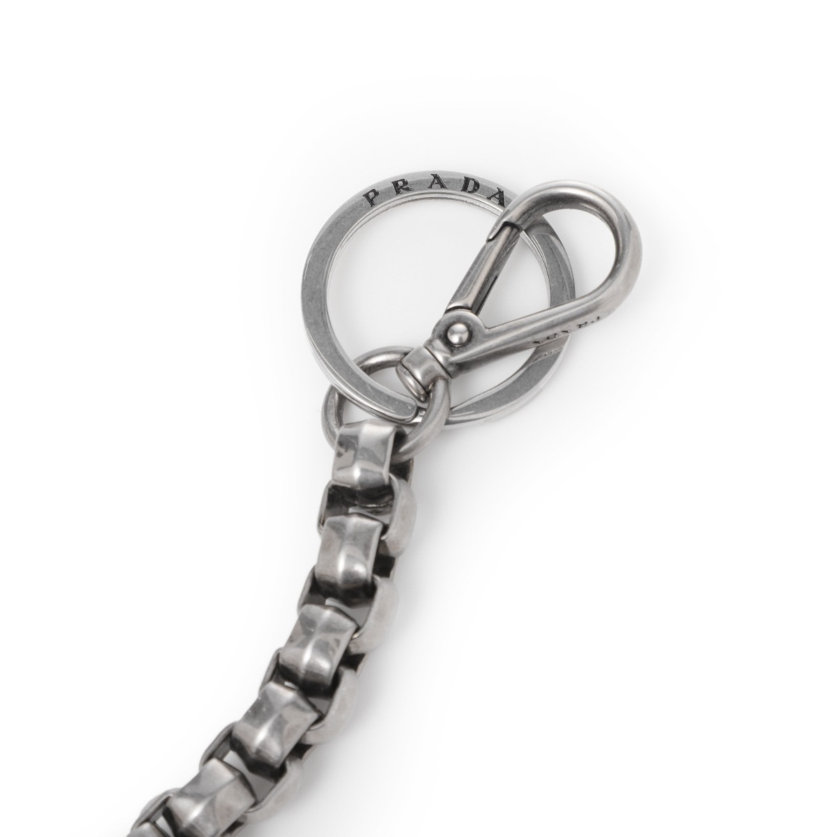 PRADA プラダ 2つ折り財布 小銭入れ付き/チェーン付き ウォレット