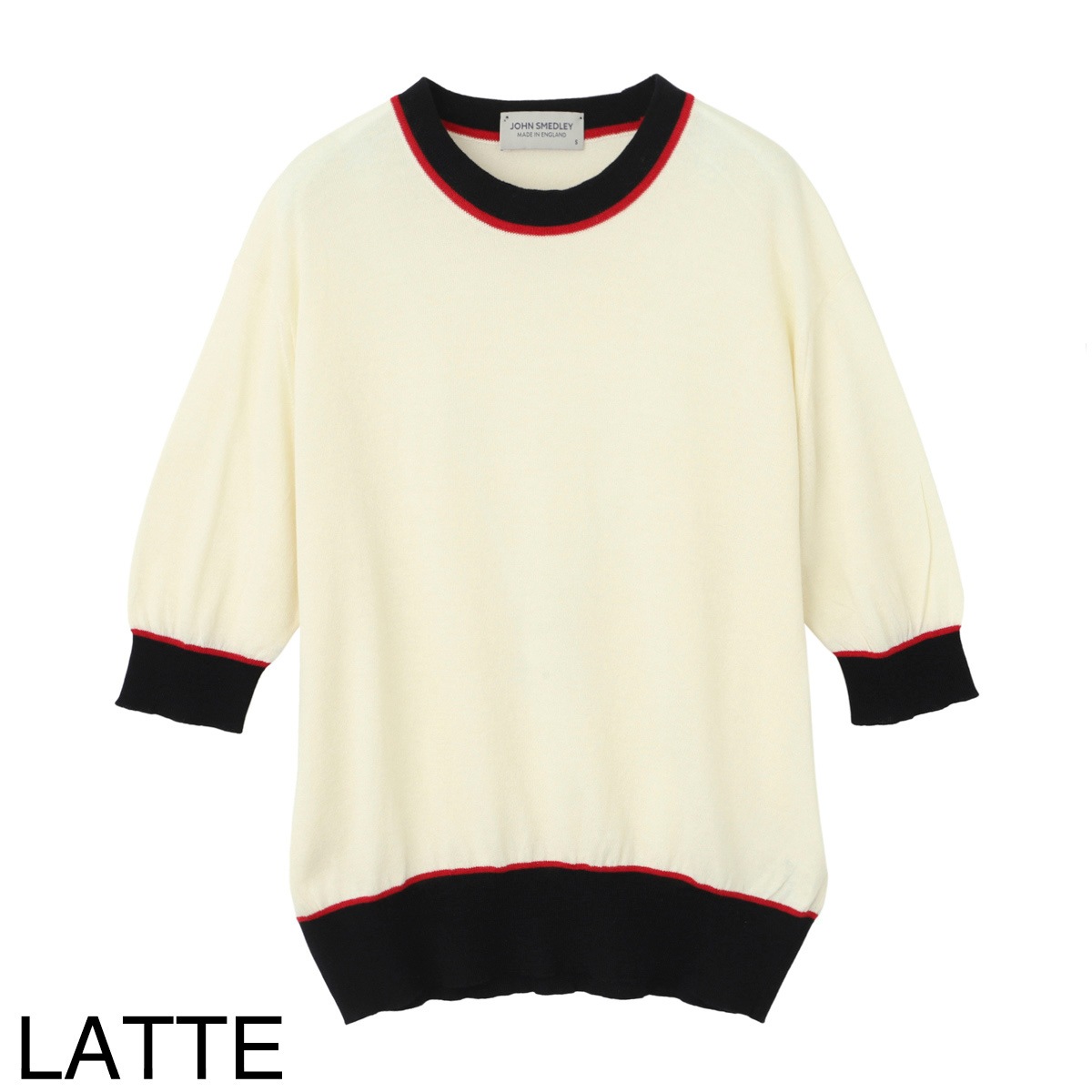 アウトレット】JOHN SMEDLEY ジョンスメドレー クルーネック半袖ニット