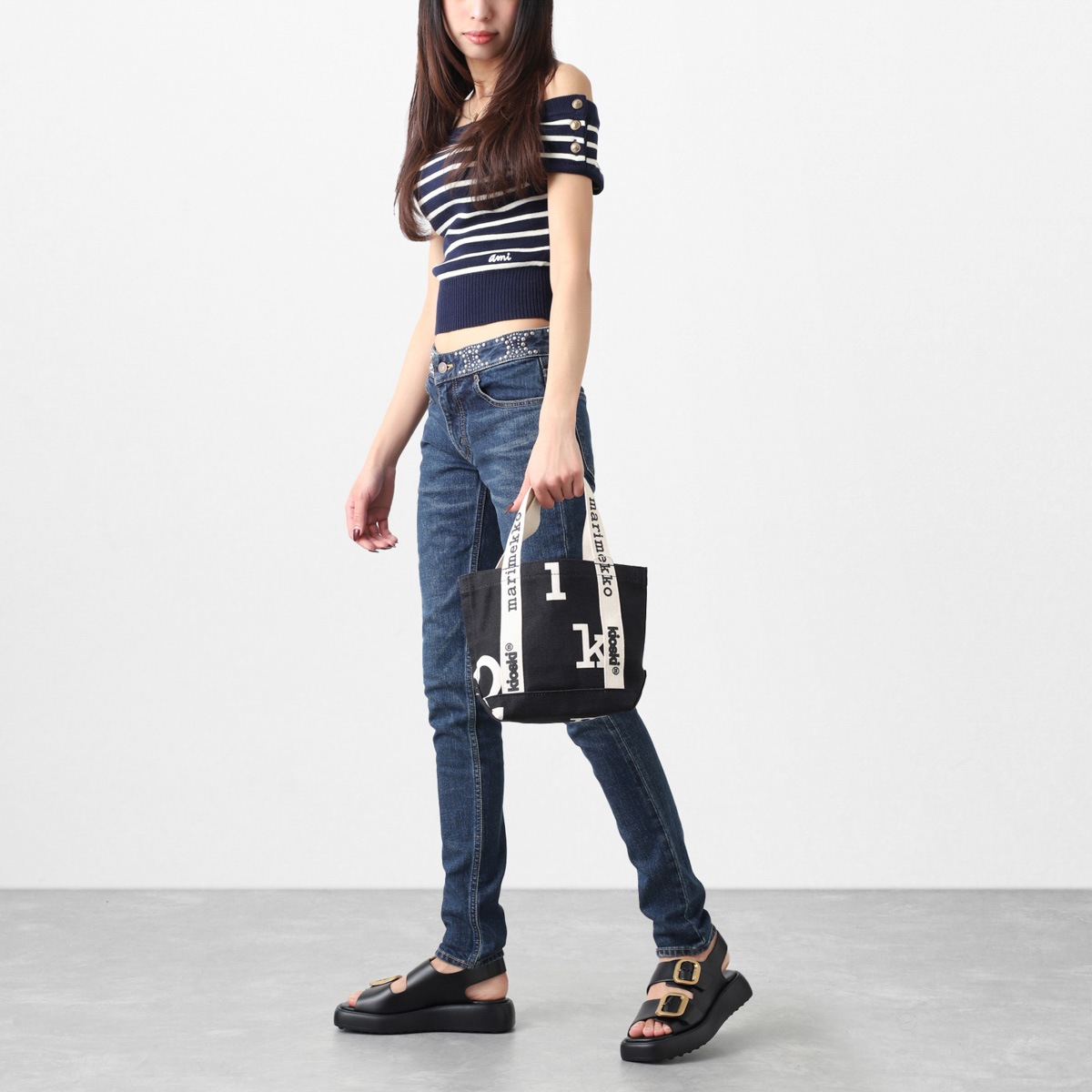 ネコポス対応(1点まで)』【アウトレット】marimekko マリメッコ トート 