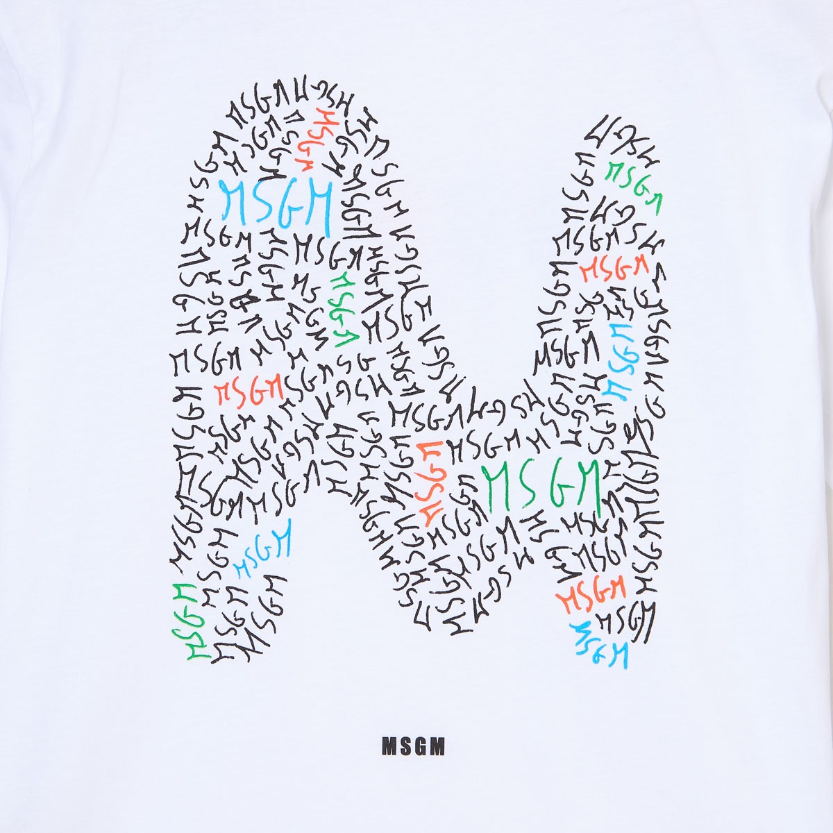 MSGM エムエスジーエム クルーネックTシャツ/KIDS キッズ ボーイズ/ロゴT バックロゴ レディース