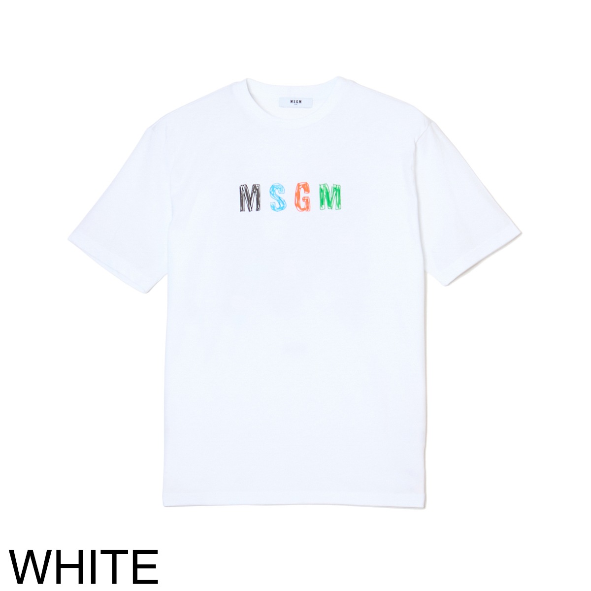 MSGM エムエスジーエム クルーネックTシャツ/KIDS キッズ ボーイズ/ロゴT バックロゴ レディース