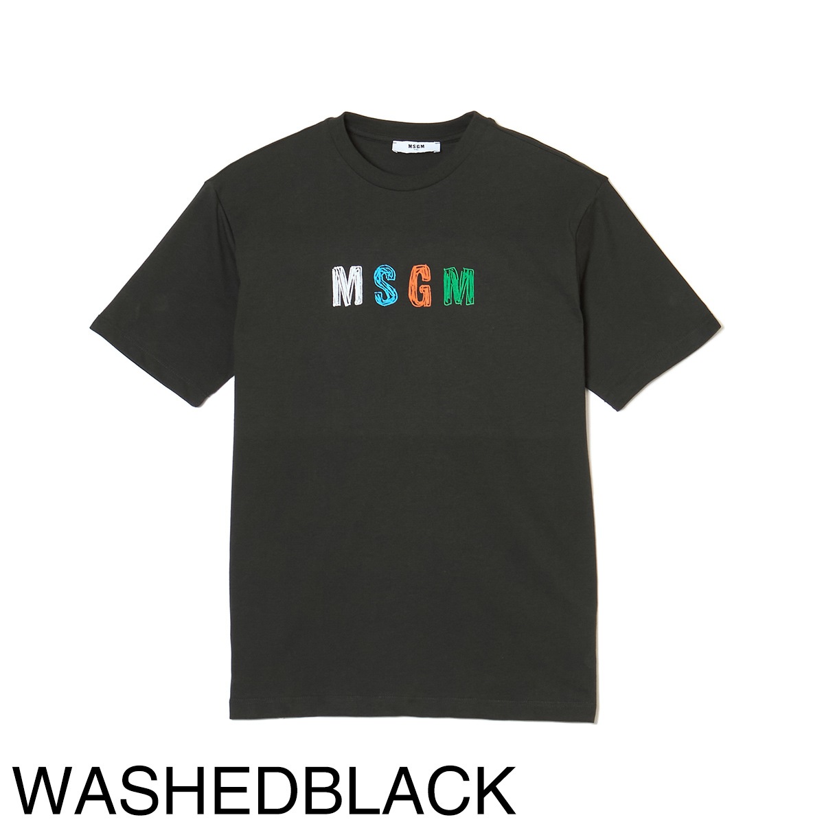 MSGM エムエスジーエム クルーネックTシャツ/KIDS キッズ ボーイズ/ロゴT バックロゴ レディース