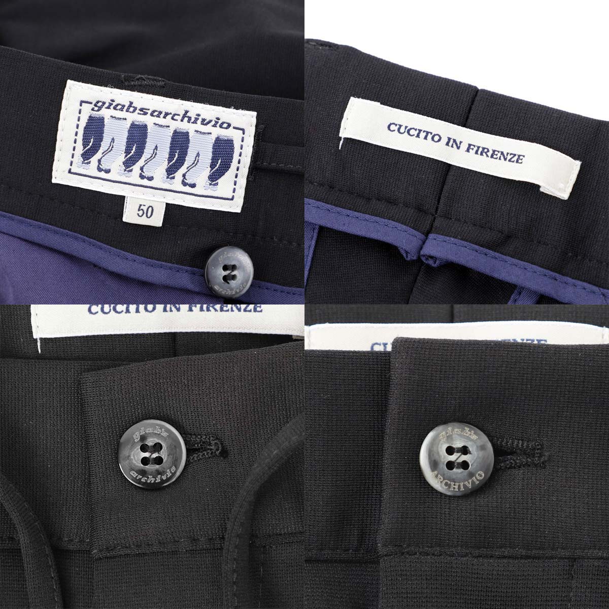 GIAB'S ARCHIVIO ジャブス アルキヴィオ イージースラックス/MASACCIO M1【大きいサイズあり】 メンズ