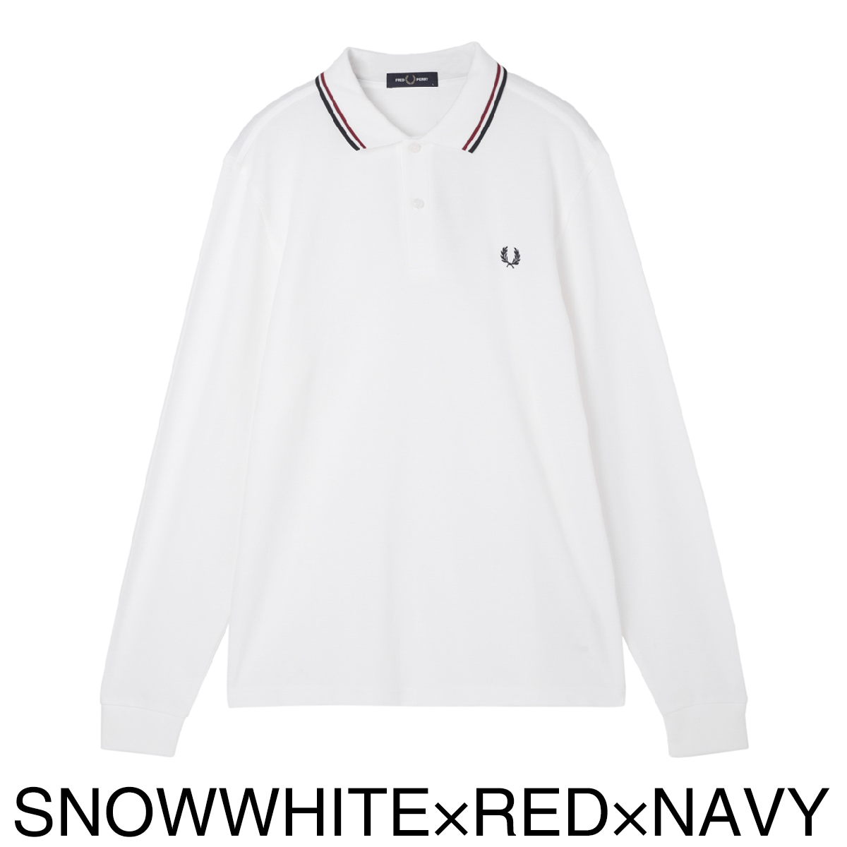 FRED PERRY フレッドペリー 長袖ポロシャツ/LS TWIN TIPPED M3636 メンズ