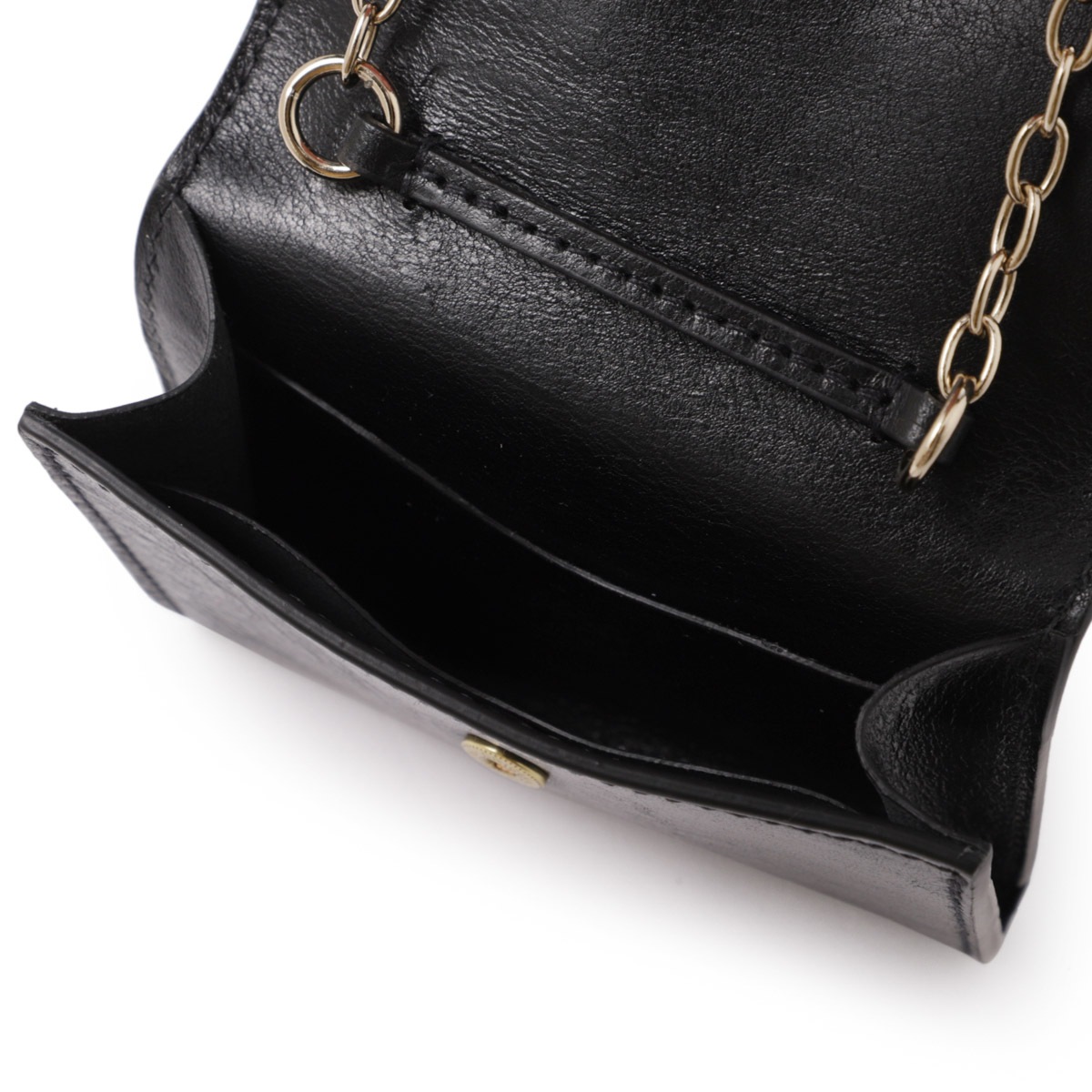 【アウトレット】IL BISONTE イルビゾンテ チェーン付きカードケース/CARD CASE BIGALLO